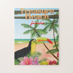 Treasure Beach Jamaica Reiseplakat