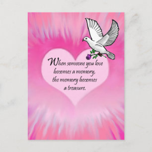 Treasure Erinnerungen" Bird Postkarte