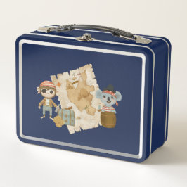 Treasure Hunter Pirate Birthday Metall Brotdose