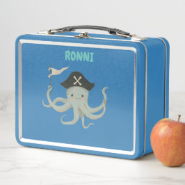 Treasure Hunter Pirate Birthday Metall Brotdose