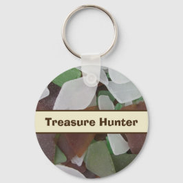 Treasure Hunter Sea Glass Foto Beach Collector Schlüsselanhänger