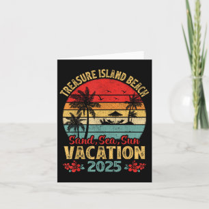 Treasure Island Florida Sand Sea Sun Vacation 2025 Karte