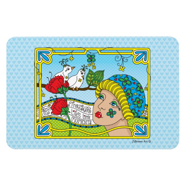 Treasure Life's Little Moments_Flex Magnet 6"x4" (Horizontal)