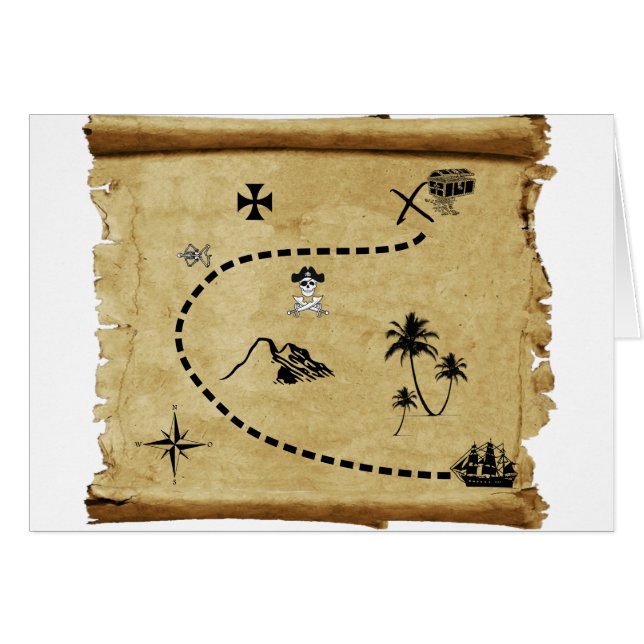 treasure map (Vorderseite (Horizontal))