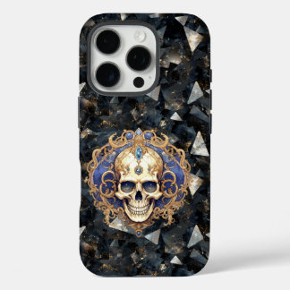 Treasure Skull auf Black Diamonds iPhone Gehäuse 16 Pro Hülle