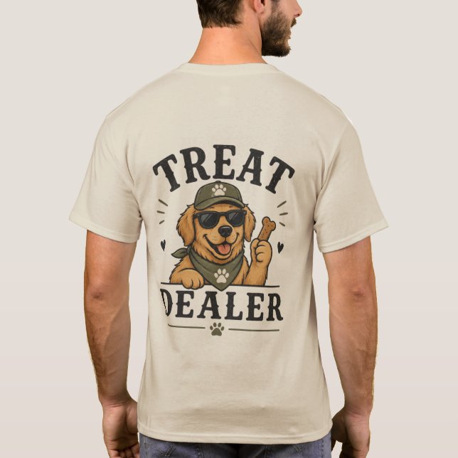 Treat-Händler-T-Shirt T-Shirt (Rückseite)