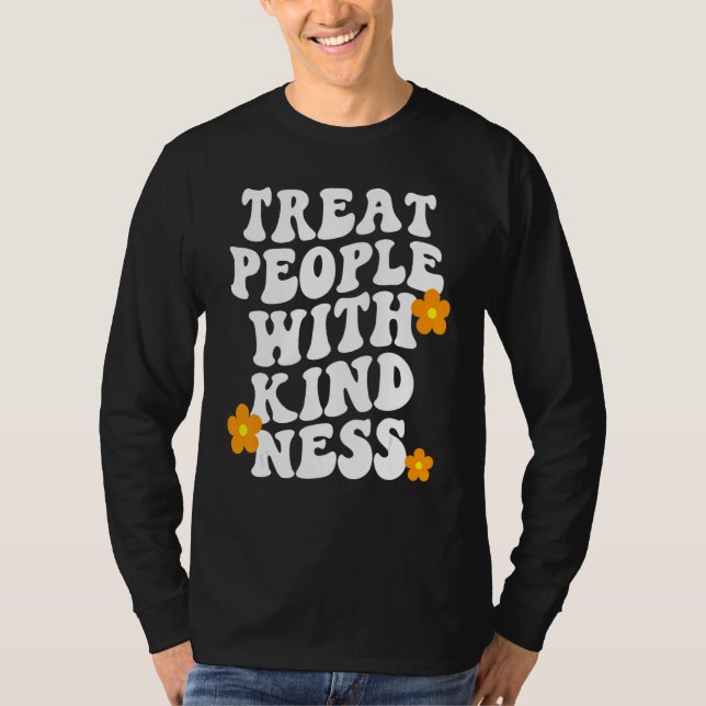Treat People With Kindness Preppy Aesthetic Style  T-Shirt (Vorderseite)