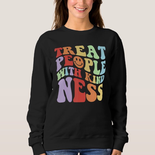 Treat People With Kindness TPWK Trendy Preppy 3 Sweatshirt (Vorderseite)