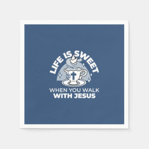 Treatment of the Faithful Living Art - Teacup with Serviette