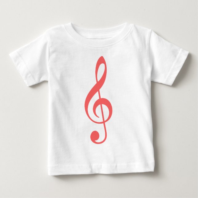 Treble Clef Baby T-shirt (Vorderseite)