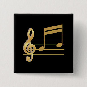Treble-clef Button