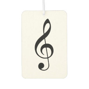 Treble Clef Car Air Freshener Autolufterfrischer