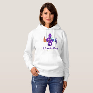 Treble Clef - Design von Musiksymbolen Hoodie