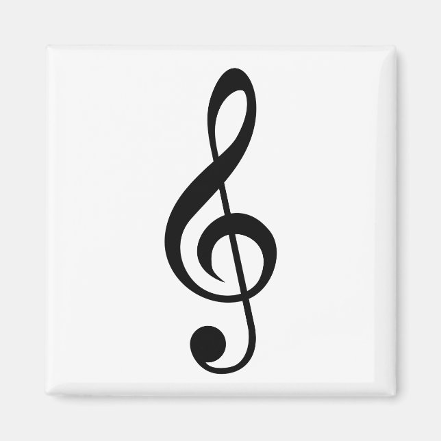 Treble Clef Magnet (Vorne)