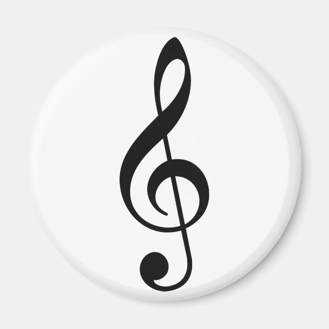 Treble Clef Magnet (Vorne)