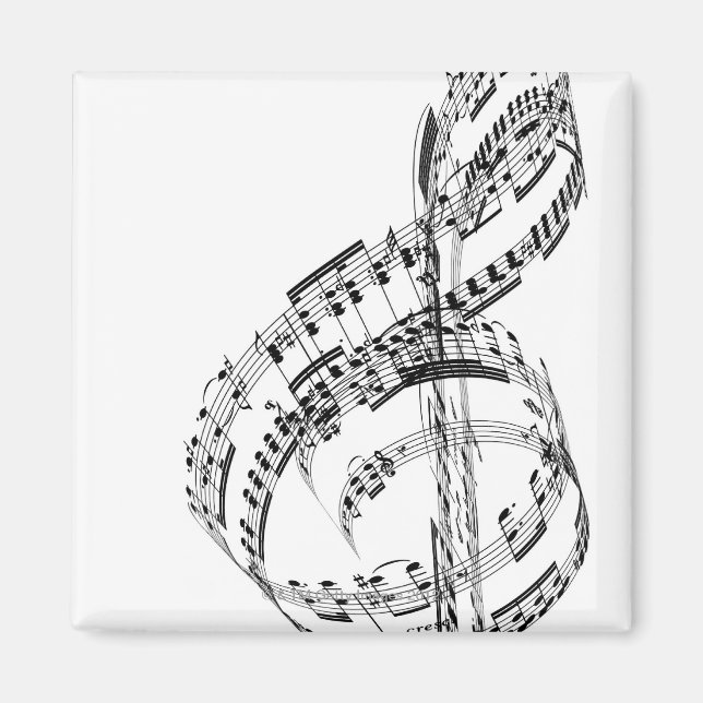 Treble Clef Magnet (Vorne)