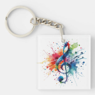Treble Clef Music Schlüsselanhänger