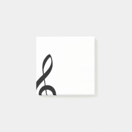 Treble Clef Musical Post-It Notes Klebezettel