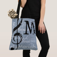 Treble Clef Musiknote Dusty Blue Color Names