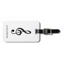 Treble Clef Musiknote Schwarzweiß