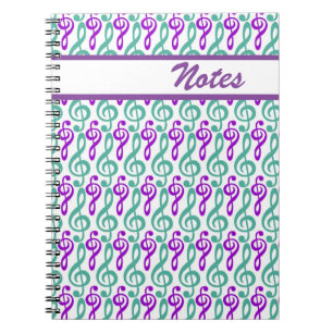 Treble Clef Notizblock