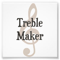 Treble Maker Clef Musical Trouble Maker