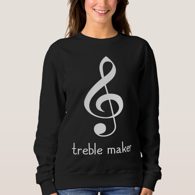 Treble maker  Clef Piano Sweatshirt (Vorderseite)