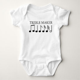 Treble Maker Funny Music Baby Strampler