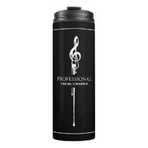 Treblemaker Funny Music Pun Classy Black G-Clef