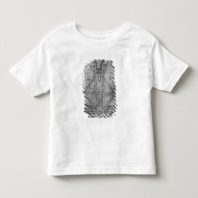 Trebuchet, Maschine, zum der Pfeile zu werfen Kleinkind T-shirt (Vorderseite)