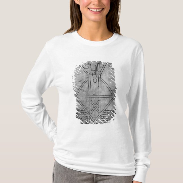 Trebuchet, Maschine, zum der Pfeile zu werfen T-Shirt (Vorderseite)