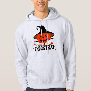 Treck Trat Kürbis lächelnd Hoodie