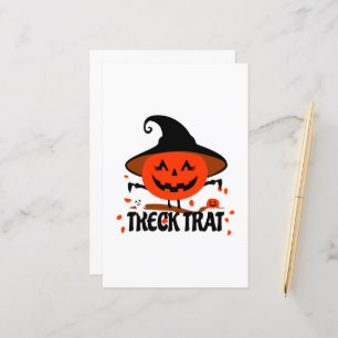 Treck Trat Pumpkin Lächeln
