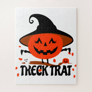 Treck Trat Pumpkin Lächeln