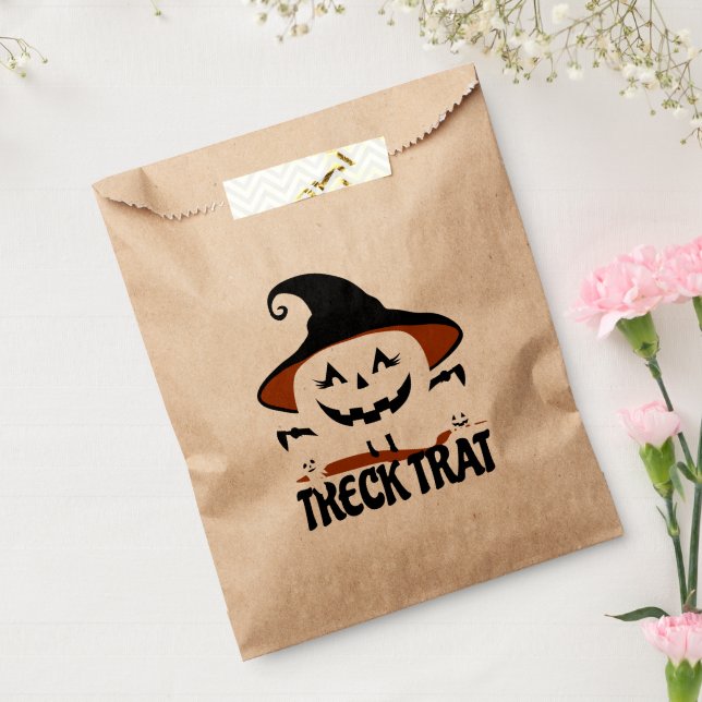 Treck Trat Pumpkin Lächeln Geschenktütchen (Versiegelt)