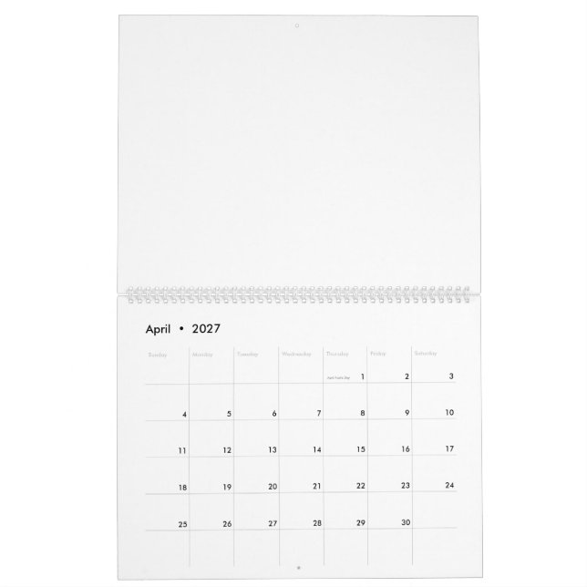 Treck Trat Pumpkin Lächeln Kalender (Apr 2027)