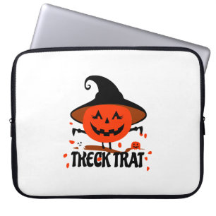 Treck Trat Pumpkin Lächeln Laptopschutzhülle