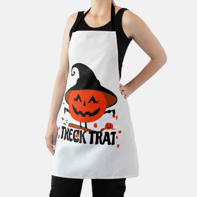 Treck Trat Pumpkin Lächeln Schürze (InSitu)
