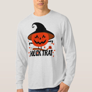 Treck Trat Pumpkin Lächeln T-Shirt