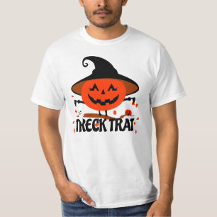 Treck Trat Pumpkin Lächeln T-Shirt