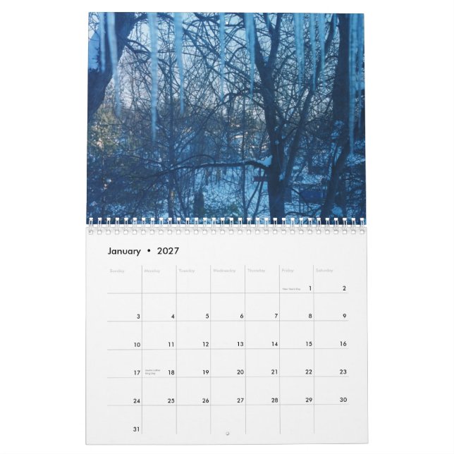 Tree-02, NATUR, WUNDERT sich Kalender (Jan 2027)
