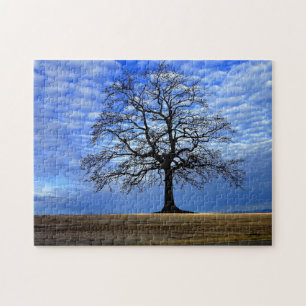 Tree at Blue Sky Jigsaw Puzzle Foto