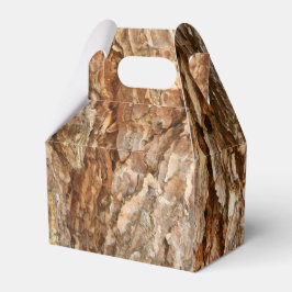 Tree Bark Favor Box Geschenkschachtel