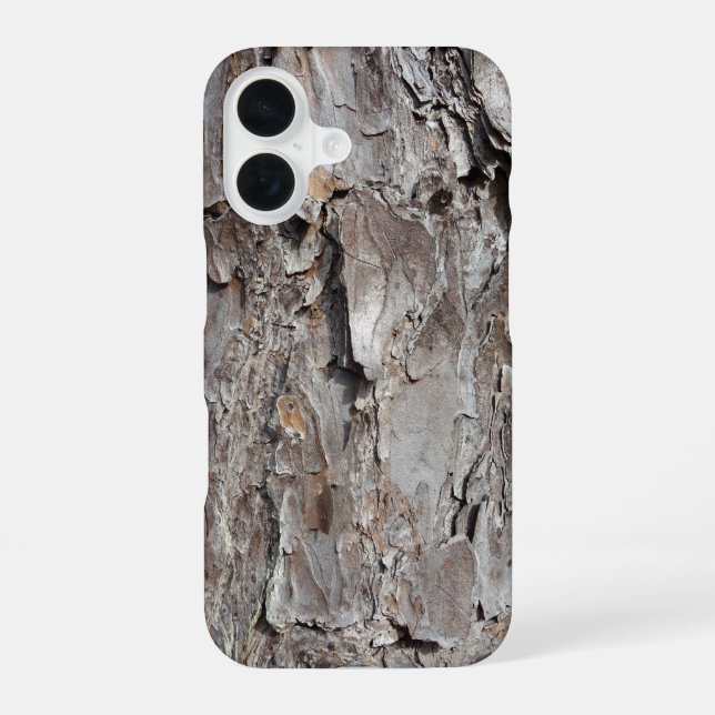 Tree Bark Phone Case iPhone 16 Hülle (Rückseite)