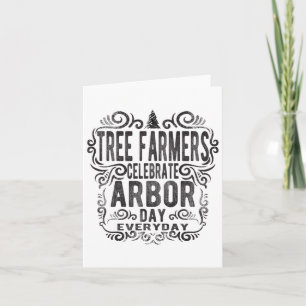Tree Bauer Arbor Day Gift Earth Day Rett Earth The Karte