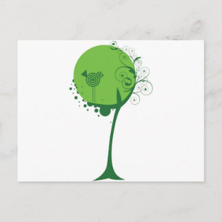 Tree Bird Postkarte
