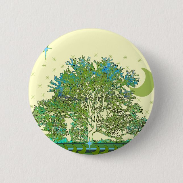 Tree Blues Button (Vorderseite)