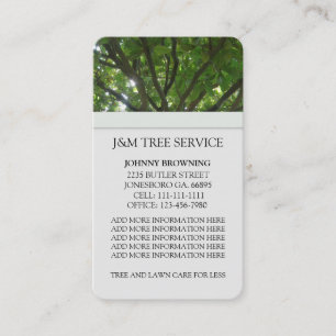 Tree Business Card Visitenkarte