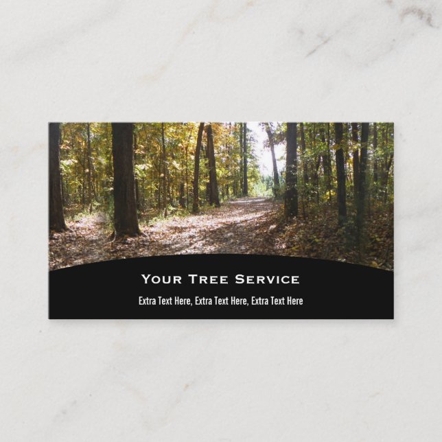Tree Business Card Visitenkarte (Vorderseite)
