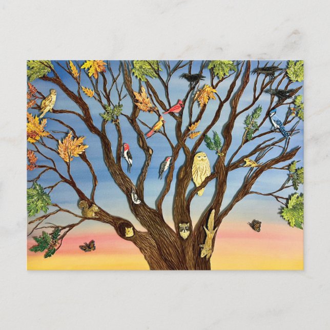 Tree Canopy Postcard Postkarte (Vorderseite)